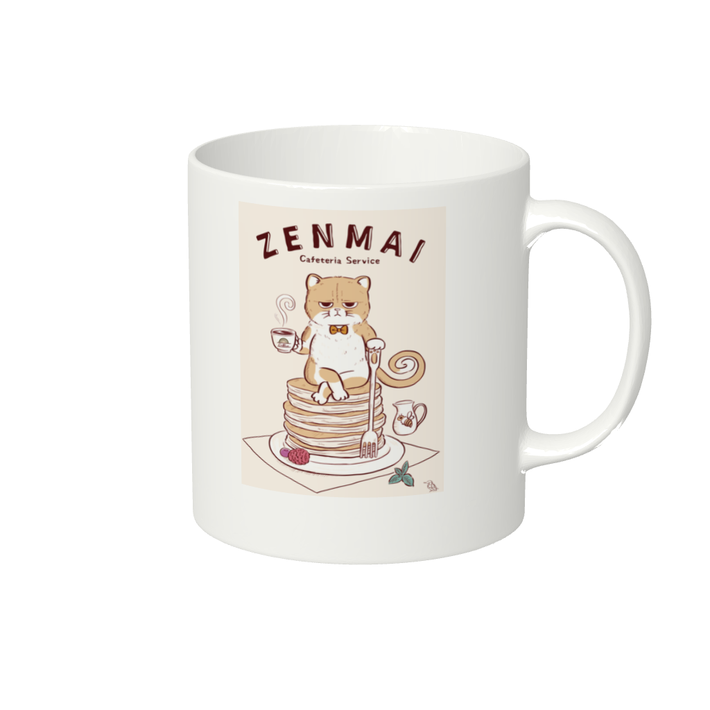 ゼンマイネコマグカップ